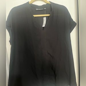 Sheer Black Blouse NY&Co XXL
